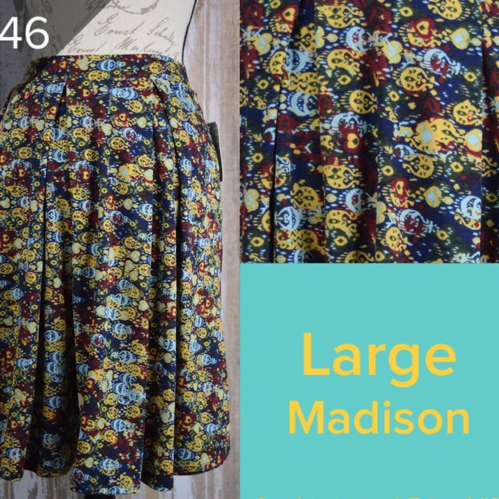 Lularoe L Madison skirt